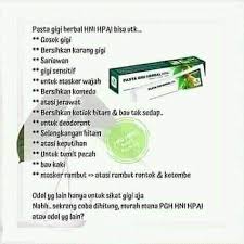 Pasta Gigi Herbal Hni Hpai Gigi Sensitif Herbal Pasta Gigi
