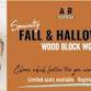 Fall & Halloween Wood Block Trios event image
