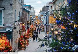 Old Quebec City During Christmas Time Old Quebec Quebec City Christmas Destinations
