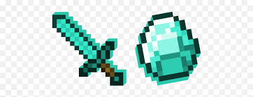 Learn about the stats and effects of diamond sword, and what missions . Minecraft Diamond Sword And Pixel Art Minecraft Weapons Png Diamond Sword Png Free Transparent Png Images Pngaaa Com