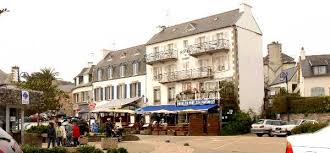 Finistere Nord Locquirec Le Port L Eglise