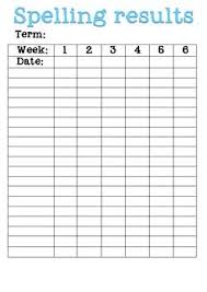 Free Spelling Tracking Spelling Teaching School
