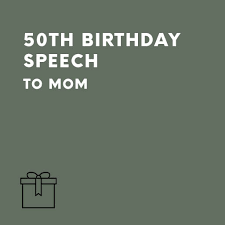 We all have some kind of interest, for example i love playing guitar, my brother loves to play games, my mom loves cooking. 50th Birthday Speech To Mom Ispeeches Com