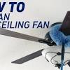 How do you remove the blades from an electric fan? 1