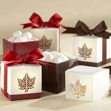 Fall Wedding Favor Boxes Autumn Party Favor Box Fall Reception Caixas De Lembrancas Do Casamento Lembrancinhas De Casamento Ideias Para Presente De Casamento