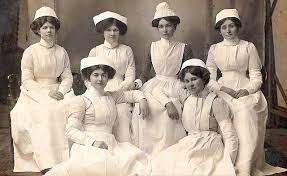 Ladies vintage nurse fancy dress costume 40s ww2 nurse outfit by smiffys new. Vintage Nurse Vintage Nurse Vintage Photos Nurse