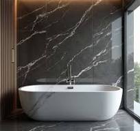 Dark Gray Marble PVC Wall Panel 8x4 - Fireproof, Waterproof ...
