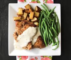 This german schnitzel recipe makes german cooking very easy! Lightened Up Pork Schnitzel The Lovely Life