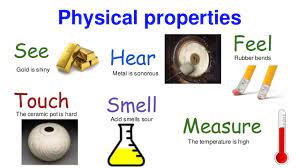 During this process a new chemical substance is produced, whose structure is different from that of the original substance. Physical Chemical Properties Of Matter Density Melting Point Boiling Point Hardness Electric Thermal Conduction Science Online