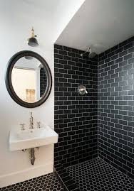 60 Banheiros Preto E Branco Decorados Fotos Lindas Banheiro Preto E Branco Banheiro Preto Inspiracao Para Banheiro