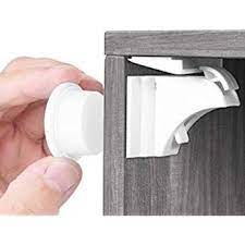 Dokon Securite Bebe Placard Bloque Porte 10 Serrures 2 Cles Securite Enfant Tiroir Armoires Verrous Magnetique Cabinet Serrure Securite Bebe Bloque Porte