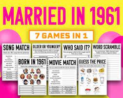 If you can answer 50 percent of these science trivia questions correctly, you may be a genius. 1961 Trivia Etsy