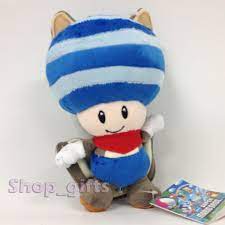 8 5 Gbp Super Mario Bros U Plush Soft Toy Flying Squirrel Blue Toad Teddy Doll 8 Ebay Collectibles Mario Plush Animal Plush Toys Soft Toy