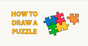 So start the drawing with this clear step 9. How To Draw A Puzzle Really Easy Drawing Tutorial