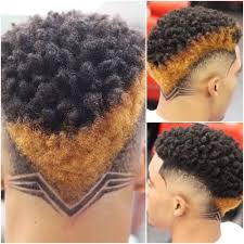 Frohawk haircut + burst fade. Men S Haircut With Two Lines Novocom Top