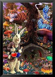 More images for alice in wonderland rabbit hole » Buy Art For Less Down The Rabbit Hole Alice Picture Frame Graphic Art Reviews Wayfair