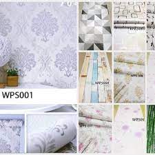 Harga wallpaper dinding polos timbul putih grey black pink uk 45cm x 5meter. Jual Produk Wallpaper Stiker Dinding Kamar Termurah Dan Terlengkap Agustus 2021 Bukalapak