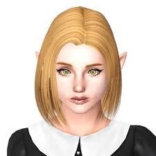 Best sims 4 edges cc for perfect baby hairs · 1. Jagged Edges Bob Hairstyle Xm Sims 311 Retextured By Sjoko Sims 3 Hairs