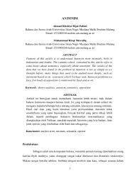 Namun, apa definisi atau pengertian tokoh yang sebenarnya? Doc Jurnal Antonim Rizal Fahmi Academia Edu