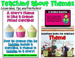 The best use of these Teaching About Themes In Literature Upper Elementary Snapshots