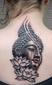 These tattoos are a representation to what is considered the perfect state of enlightenment. Buddha Tattoo By Gage Cheesman Buddha Tattoos Buddha Tattoo Buddhist Tattoo