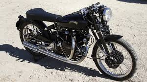It's had five owners and been with the present owner for 50 years. 1952 Vincent Black Lightning Replica S153 Las Vegas June 2017