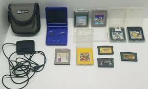 Compact hard shell carrying case. Nintendo Game Boy Advance Sp Ags 001 Lot Bundle W Case Charger 9 Games Works Nintendo Nintendo Game Boy Advance Game Boy Advance Sp Gameboy