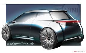 2016 Mini Vision Next 100 Concept With Images Concept Car Design Concept Car Sketch Automotive Design