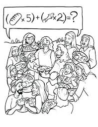 Jesus Feeds 5000 Coloring Page Jesus Feeds 5000 Coloring Pages People Coloring Pages