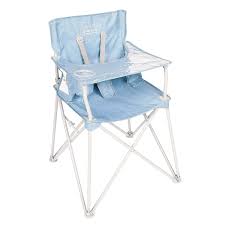 Buy Ciao Baby Portable High Chair For Babies And Toddlers Fold Up Outdoor Travel Seat With Tray And Carry Bag For Camping Picnics Beach Days Sporting Events And More Slate Blue Online