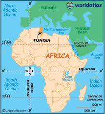Tunisia location on the world map. Tunisia In The World 1 Yenshaw In World