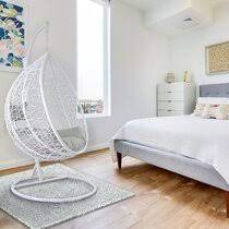 What should i use to hang a chair in my bedroom? Swing Chair White Hammocks You Ll Love In 2021 Wayfair