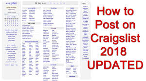 Palm springs craigslist can be a great place to find cheap furniture, tickets for sale, and free dirt, but it is also home to some pretty strange posts. How To Post On Craigslist Youtube