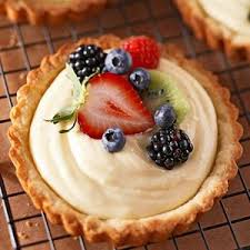 Fresh Fruit And Cream Tarts Desserts Fresh Fruit Recipes Easy Desserts