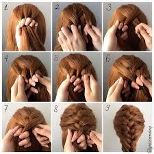 Fashionable Braid Hairstyle For Shoulder Length Hair Braiding Your Own Hair French Braid Hairstyles French Braids Tutorial