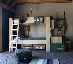 Rustic Industrial Military Themed Kids Room Boys Bedrooms Rustic Boys Room Army Bedroom