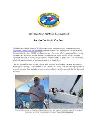 2017 Edgartown Yacht Club Race Weekend Any Way You Slice It, It's a Gem