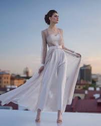 The Up And Coming Trend Bridal Jumpsuits Jumpsuit By Edelweiss Bride Weddings Bridal Jumpsuit Bridal Bridal Jumpsuit Jumpsuit Elegant Wedding Jumpsuit