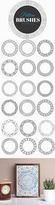 Hand Drawn Pattern Brushes For Adobe Illustrator Logo Monogram Templates Illustrator Adobe Illustrator Und Hande Zeichnen