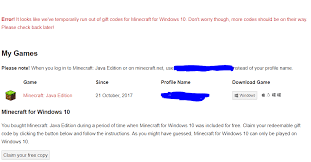 We did not find results for: Redeeming Free Minecraft Windows 10 Code From My Mojang Account