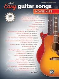 The list of easy guitar songs we've assembled below was put together primarily with the beginner guitarist in mind and it includes both acoustic guitar songs you might be surprised at how simple these hit songs are to play on the guitar. Amazon Com Alfred S Easy Guitar Songs Movie Hits 50 Songs And Themes 0038081516349 Alfred Music Books