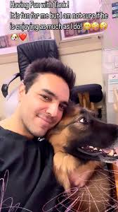 Having Fun with @tank_and_his_adventures , It is fun for me but I am not  sure if he is enjoying as much as I do! 😁🤪🤪🐶❤️, #germanshepherd  #germanshepherds #germanshepherdpuppy ...