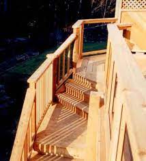 Stairs Wood Riser Stairs Diy Deck Plans