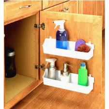 Kitchen Sink Cabinet Pull Out Organizer From Rev A Shelves Kitchensource Com Cabinet Door Storage Door Organizer Door Storage