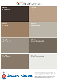 Jun 22, 2020 · read more: I Just Created This Color Palette With The Sherwin Williams Colorsnap Visualizer App On House Paint Exterior Brown Paint Colors House Paint Color Combination