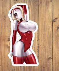 Atomic Heart Rule 34 Lewd Robot Nora Chest Out Leaning On Wall Humanoid  Sticker | eBay