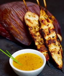 Sate Ayam Sate Spiesse Mit Erdnuss Sauce Sate Spiesse Spiesse Rezept Erdnusssauce
