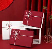 Heaven and Earth Cover Gift Box Wine Red Packaging Box ...