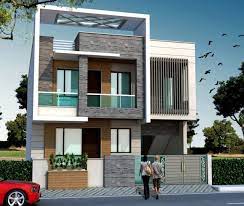 Front Elevation Designs For Duplex Houses In India Google Search Ravinder House Elevation Bungalow House Plans House Gate Design