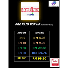Xpax is the prepaid brand of choice from celcom, so this is what you need to be looking for when hunting out your sim card. Buy Hotlink Prepaid Top Up Rm 5 Rm 10 Rm 30 Seetracker Malaysia